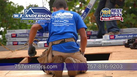 Wt anderson roofing - Welcome to WT Anderson, your premier vinyl siding contractors in Virginia Beach and the surrounding area! Contact us for quality service and energy efficient solutions. With over 20 years of experience in the residential siding industry, we have become a trusted name in the Virginia Beach area for all of your siding needs.